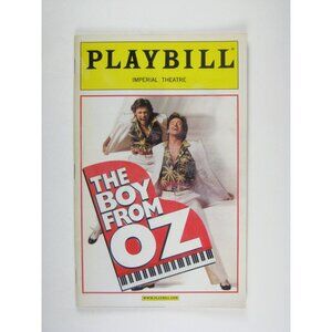 The Boy From Oz Playbill Opening Night 2003 Hugh Jackman Imperial Theatre